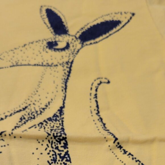 HANNA ANDERSSON Short Sleeve Kangaroo Graphic Tee Top - 120 (6/7) - Picture 4 of 5